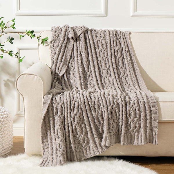 Loon Peak® Shibles Knitted Throw Blanket & Reviews | Wayfair