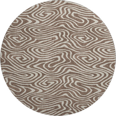 Premium Machine Washable Guada AMF1020 Swirls Rug