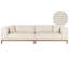 4 Seater Corduroy Sofa