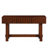 52" Mid-Century Farmhouse Fluted Console Table With Solid Wood Legs For Living Room, Hallway Entrance, Foyer-1986666780
