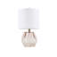 Lampe de table géométrique en verre