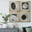 Moderniste Neutre I - ensemble de 4 reproductions d'art sur toile encadrées-60147433-60147432