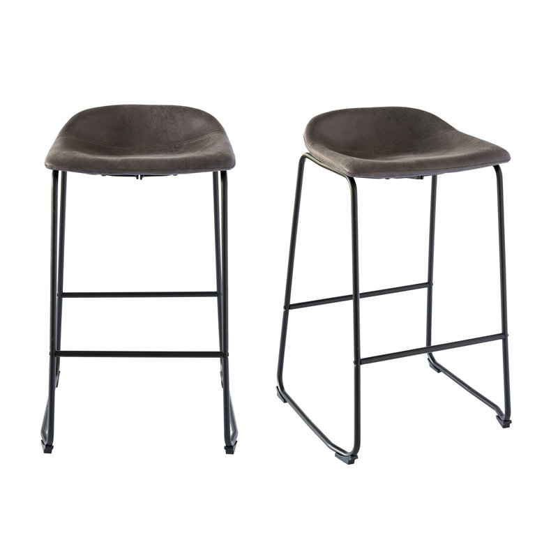 Tabouret de bar 29 po Rome, Brun rustique, Tabouret de bar (siège d'une hauteur de 29 po)