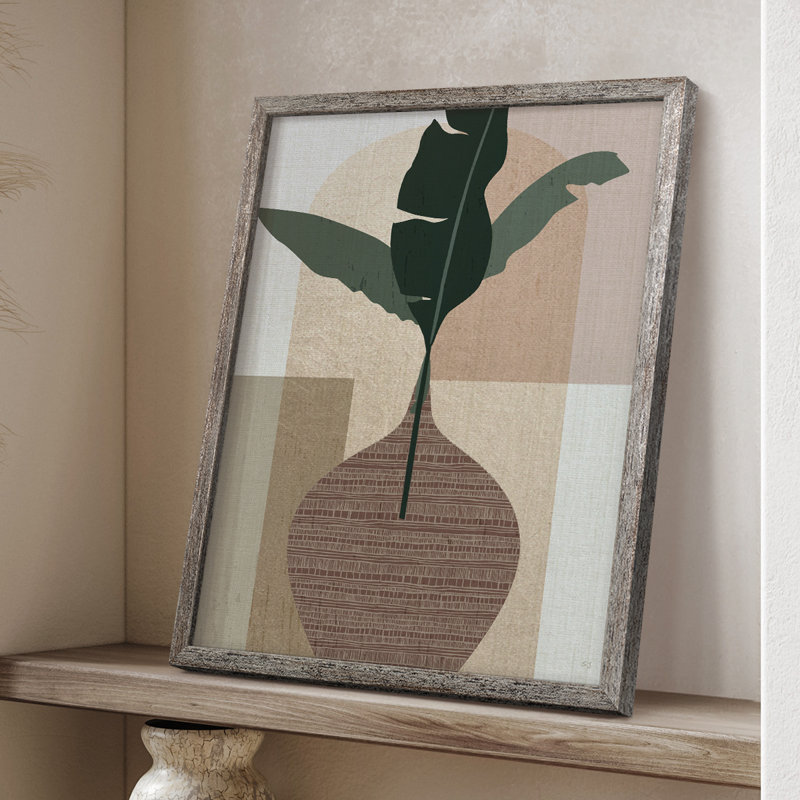 Lindos I Framed Print - Solid Wood, 11" H x 9" W