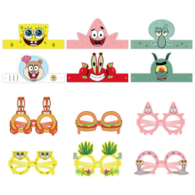 Décorations de fête d'anniversaire SpongeBob, décorations de fête d'anniversaire SpongeBob