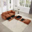 Canapé 2 places avec tiroirs de rangement coulissants et 1 repose-pieds-266477855-266478048-266478059
