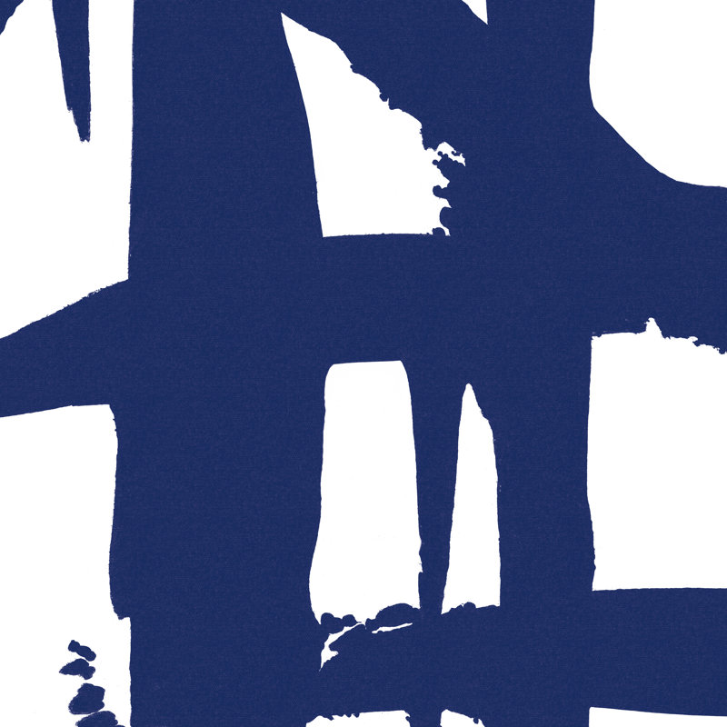 Faithanne Crossing Paths I Cobalt sur toile, H 12 po x l 12 po x P 1,25 po