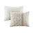 Queen Embroidered Bedding 8 Pcs - Graceful Elegance, Soft Fabric, Bedding,-120274404