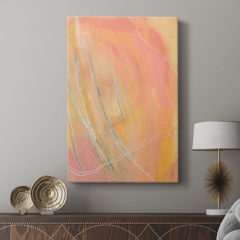 Peach Bliss I - galerie sur mesure, H 36 po x l 24 po