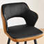 Alcea Yes Velvet Faux Leather Bar Stool