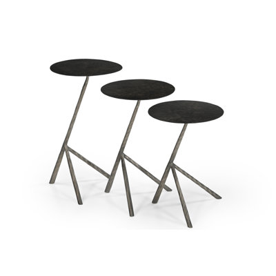 Ensemble de 3 tables gigognes Alden, 3 pièces