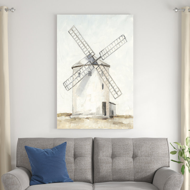 Moulin à vent européen I, H 48 po x l 32 po x P 1,25 po