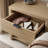 Clarice 24" Rectangular Nightstand in Blonde Oak-4342197