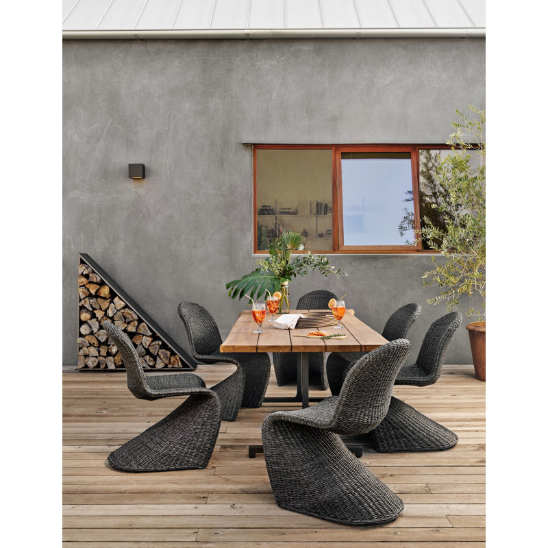 Portia Patio Chair, Tanned Weave