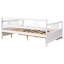 Lit de jour de taille blanche avec deux tiroirs - construction stable, fonction peu encombrante, accessoire multifonctionnel, installation facile, élément complet, article, manuel-495726846