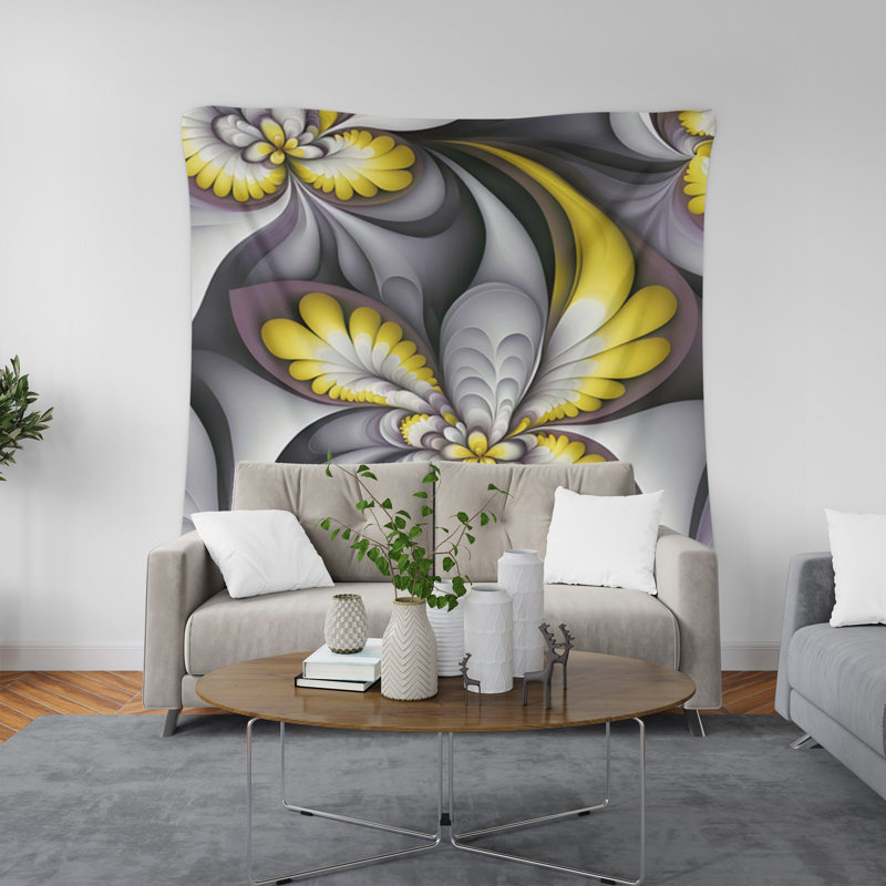 Tapisserie murale, H 60 po x l 51 po x P 0,5 po