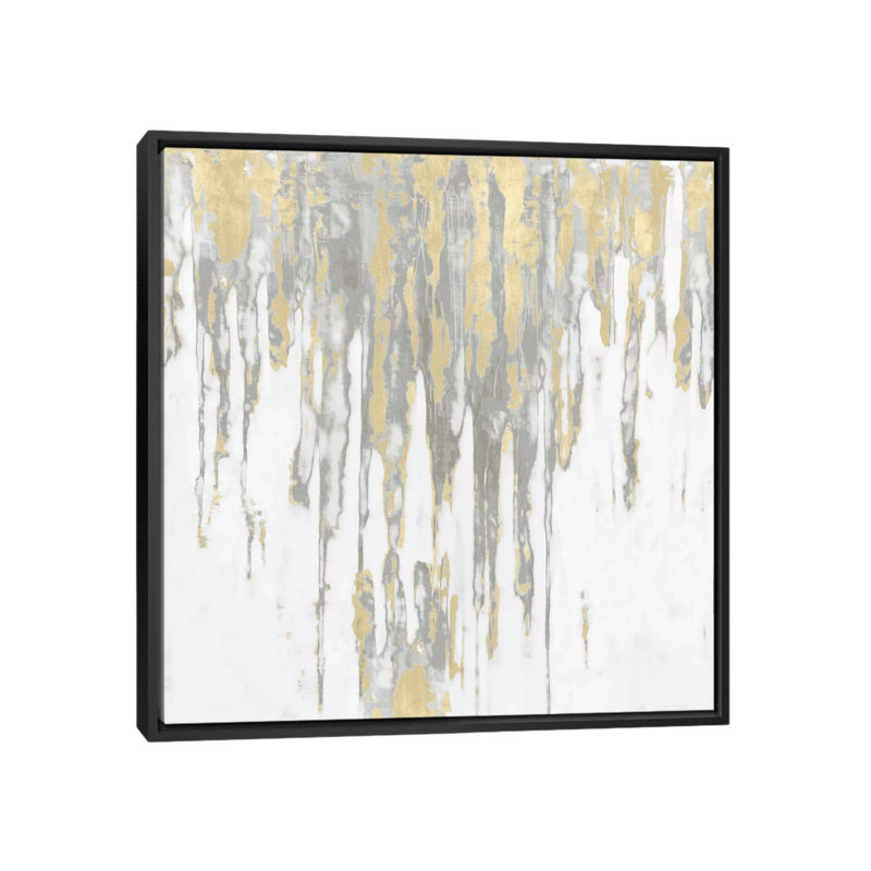 « moment réfléchissant ii », reproduction d’art sur toile tendue, H 26 po x l 26 po x P 1,5 po, Toile avec cadre noir