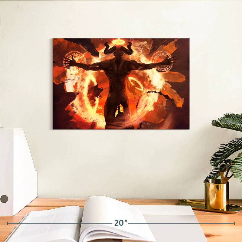 Kelan Demon, 8" H x 12" W