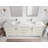 Aberdeen 84'' Double Bathroom Vanity with Quartz Top-115357187-115357184