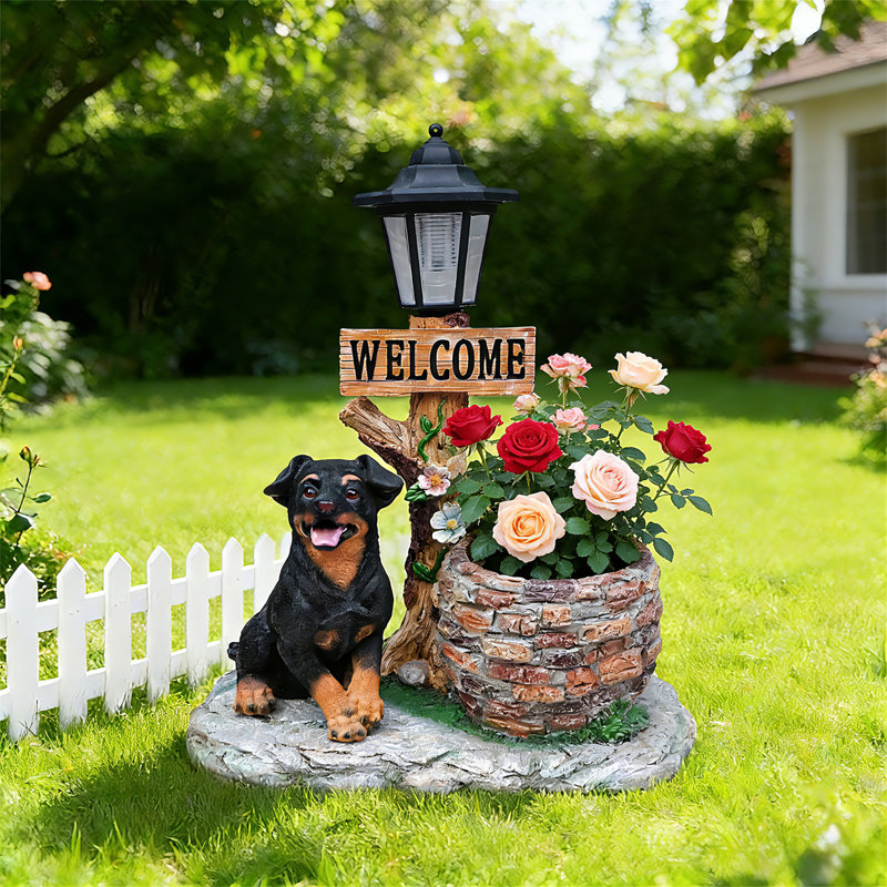 Statue d'extérieur Puppy Dog