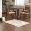 Ensembles de table de salle à manger peu encombrants, chaises en bois et rembourrées, style moderne pour les cuisines