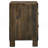 Rustic Golden Brown 2-Drawer Nightstand
