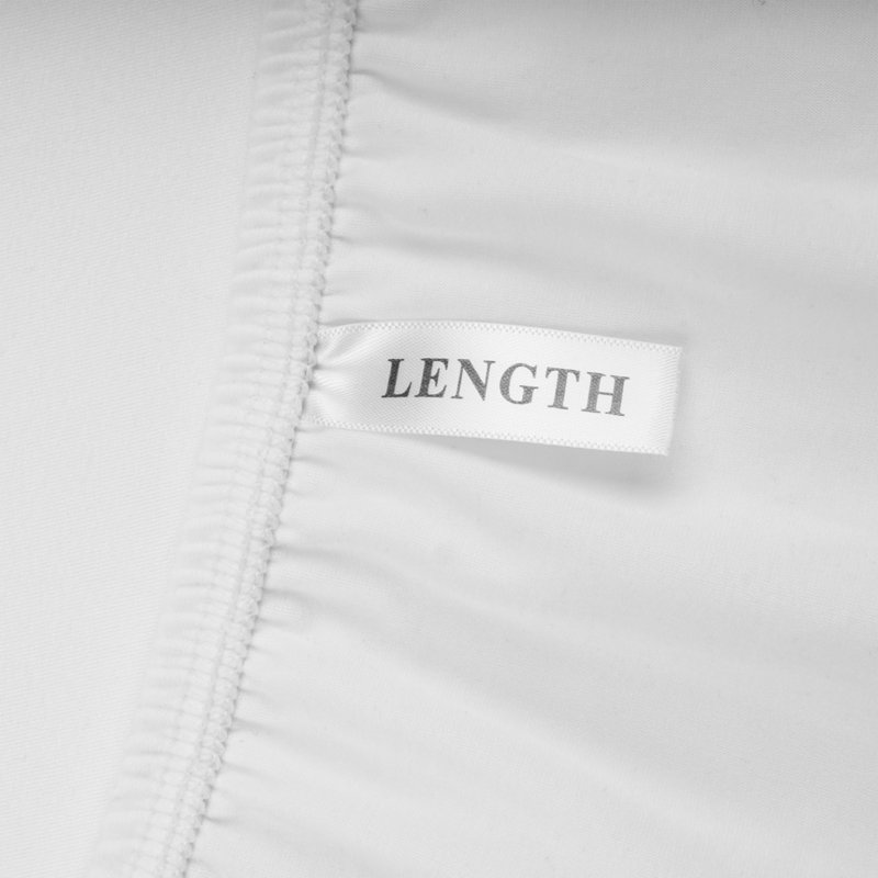 Full White Jersey Knit StretchWrap Box Spring Cover