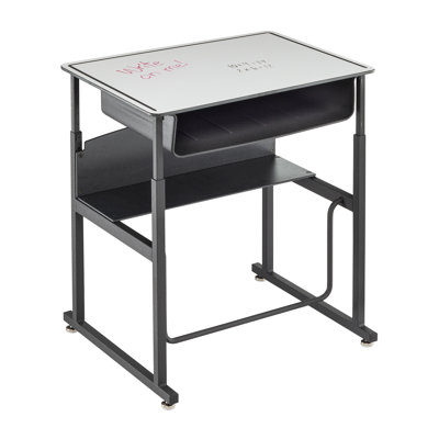 AlphaBetter® Wood Adjustable Height Open Front Desk