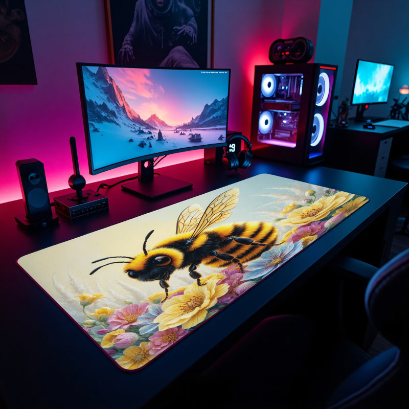 Polyester Desk Pad, 23.6x13.8