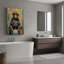 Funny Monkey Wall Art Bathroom Monkey Painting Wall Decor Chimpanzee Picture Prints.-1938576219