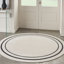 Tapis intérieur / extérieur noir Nourison Essentials Ivory-589305633