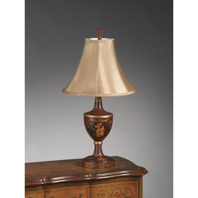 Mouffetard 24" Table Lamp with Shade, Red