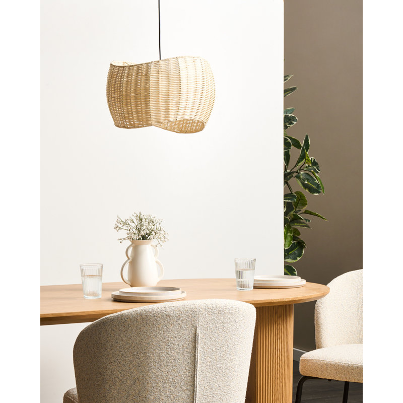1 - Light Natural Unique/Statement Pendant