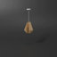 Luminaire suspendu 1 lumière Ambre-98891899