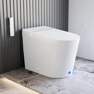 Smart Toilet With Bidet, Auto Open/Close Lid, Comfort Height Smart Toilet
