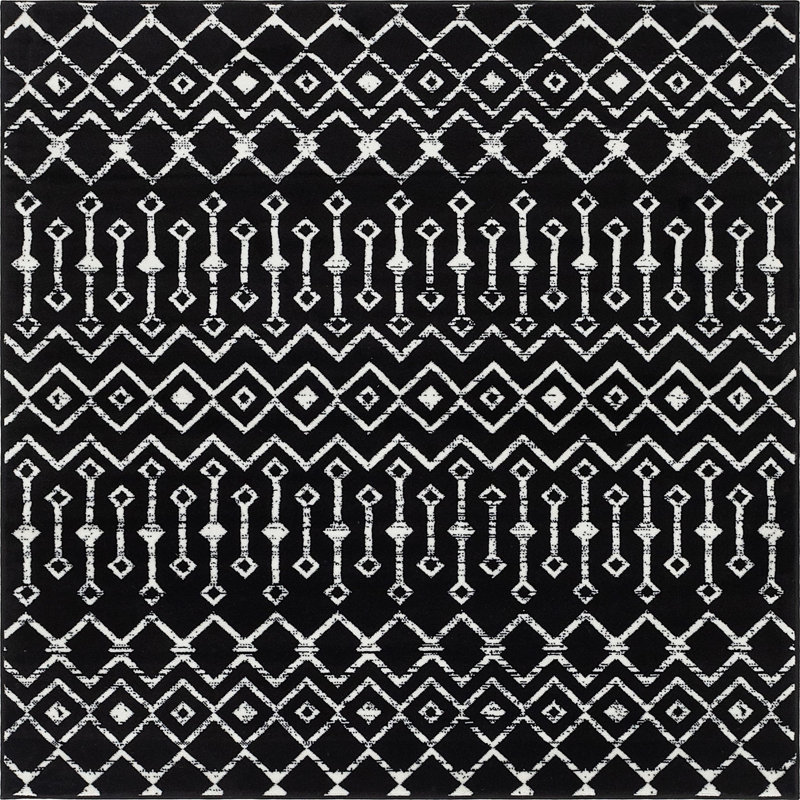 Aemtenan Abstract Indoor Rug, Square 6'