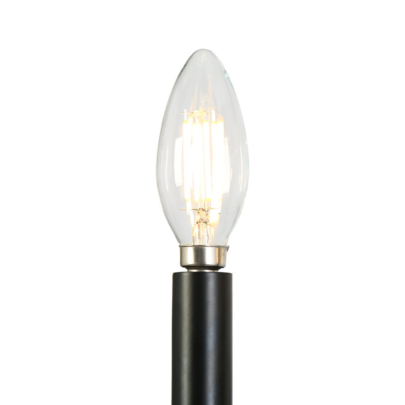 Lustre moderne unique à 6 lumières à intensité variable
