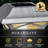 Kingsbridge Solar Powered Integrated LED Aluminum Fence Post Cap Light 4 in. x 4 in. with Base Adapter Included-75689567