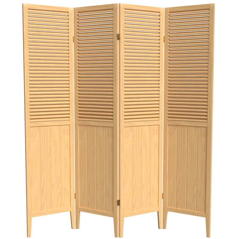 Cloison pliante Sanson, 4, Naturel