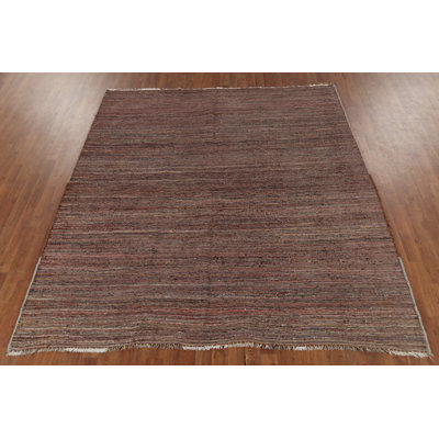 Tapis carré en laine Kilim