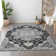 Premium Machine Washable Barayon AMF93 Gray Rug
