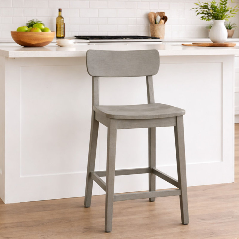 Almaguer Bar & Counter Stool, Counter Stool (24.75" Seat Height), Fallen Rock