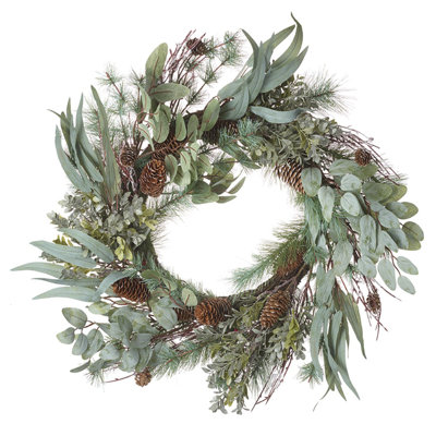 Faux Fir Polyester 70cm Wreath