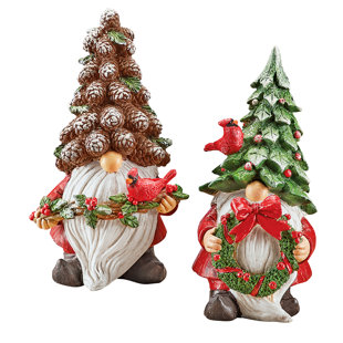 Timeless Treasures Fabrics Christmas Gnomes Holiday Gnome scenic Multi