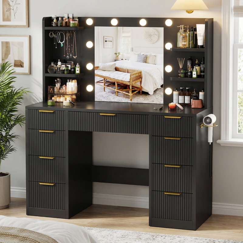 Dressing Table, Black