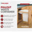 Poubelle escamotable en bois Rev-A-Shelf -93982761-93982762