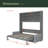 Queen Size Murphy Bed Wall Bed With Sofa-1723540790