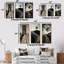 Ensemble de 3 décorations murales noires et blanches Horizon Minimal-492523927-492523925
