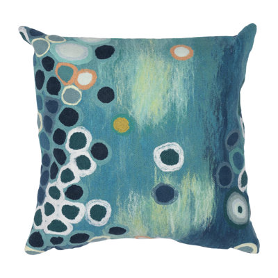 Visions IV Abstract Outdoor Throw Pillow