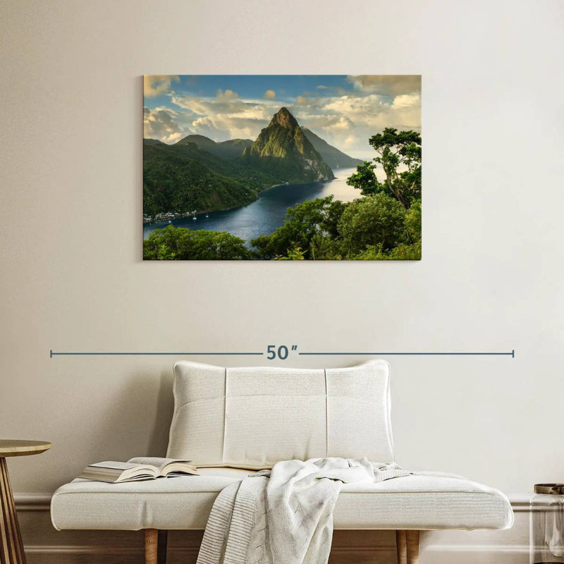 Kavia Saint Lucia Piton View, H 24 po x l 36 po